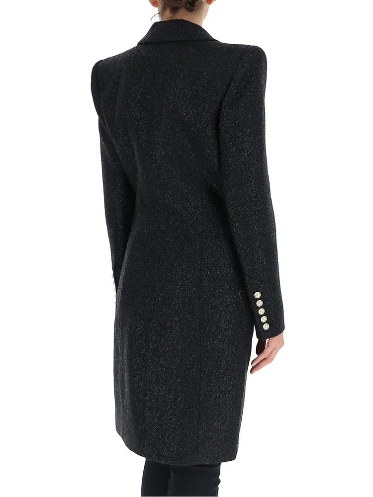 Balmain Tailored Tweed Coat