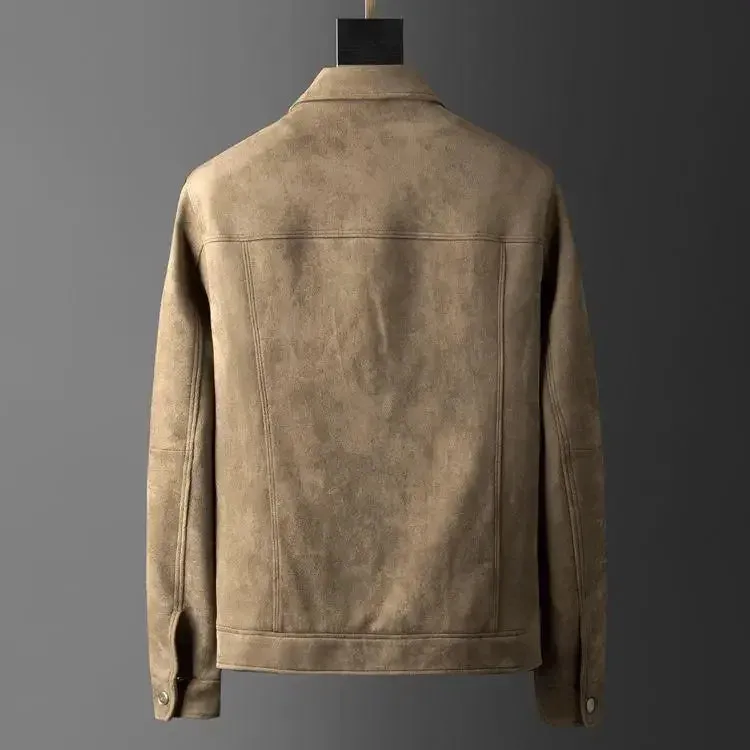 British business leather jacket