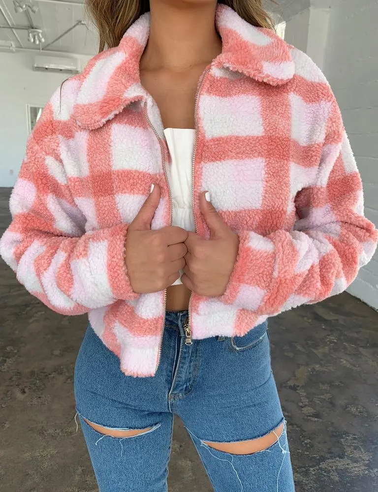 Brooklyn Jacket - Pink Check