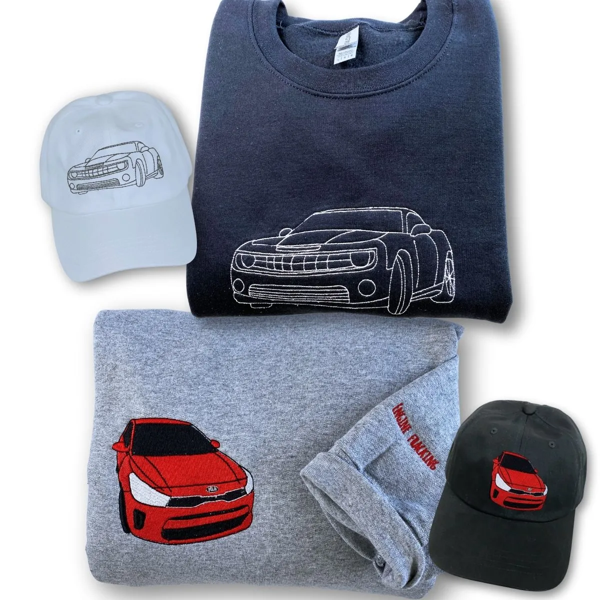 Car Guy Twin Pack: Embroidered Sweatshirt & Hat