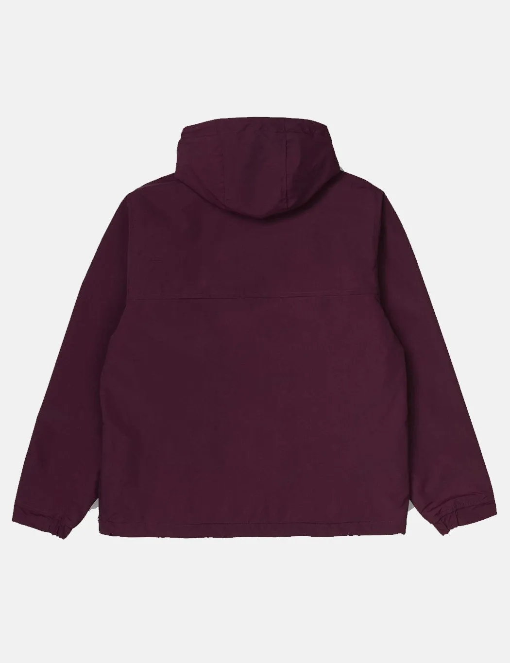 Carhartt-WIP Nimbus Half-Zip Jacket (Fleece Lined) - Merlot Red