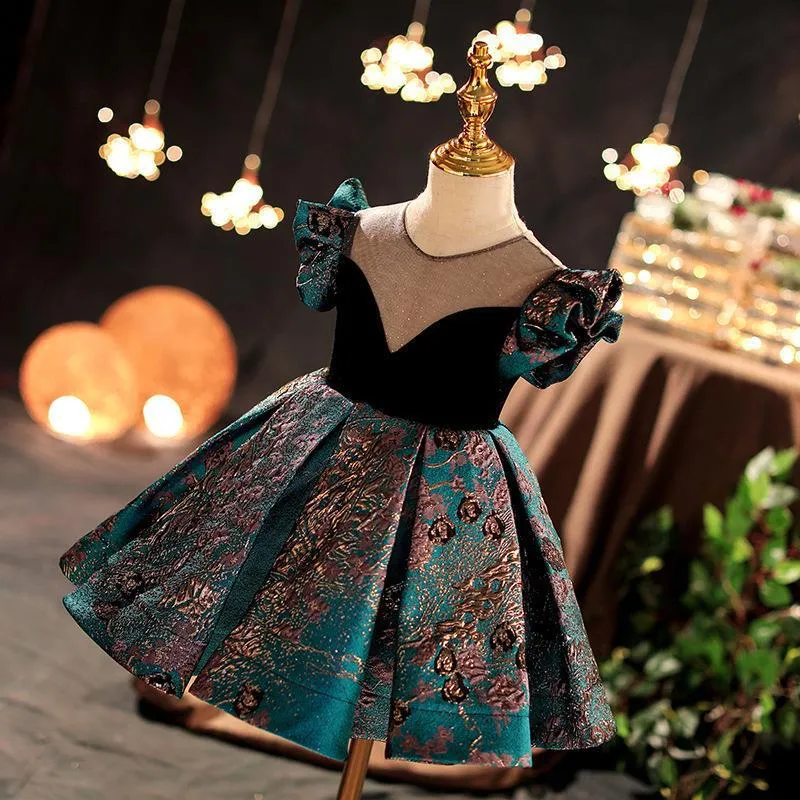 Fairy-Tale Tulle Dress Versatile Girl’s Dress Sparkling Princess Dress Feather-light Dress