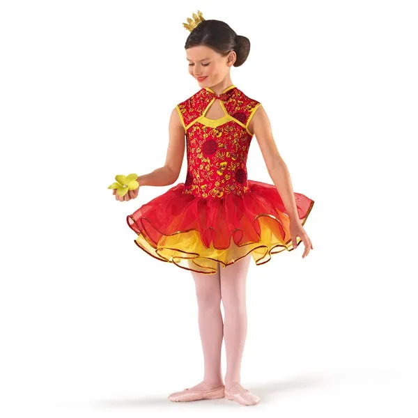 Far Eastern Red & Gold Tutu