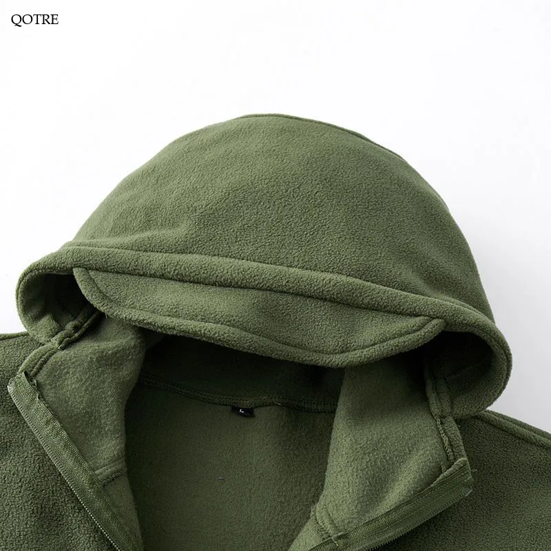 Fleece Breathable Solid Single-Layer Field Jacket