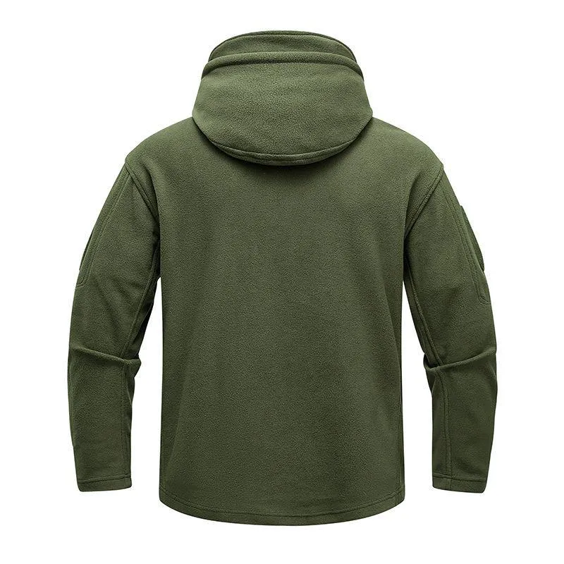 Fleece Breathable Solid Single-Layer Field Jacket