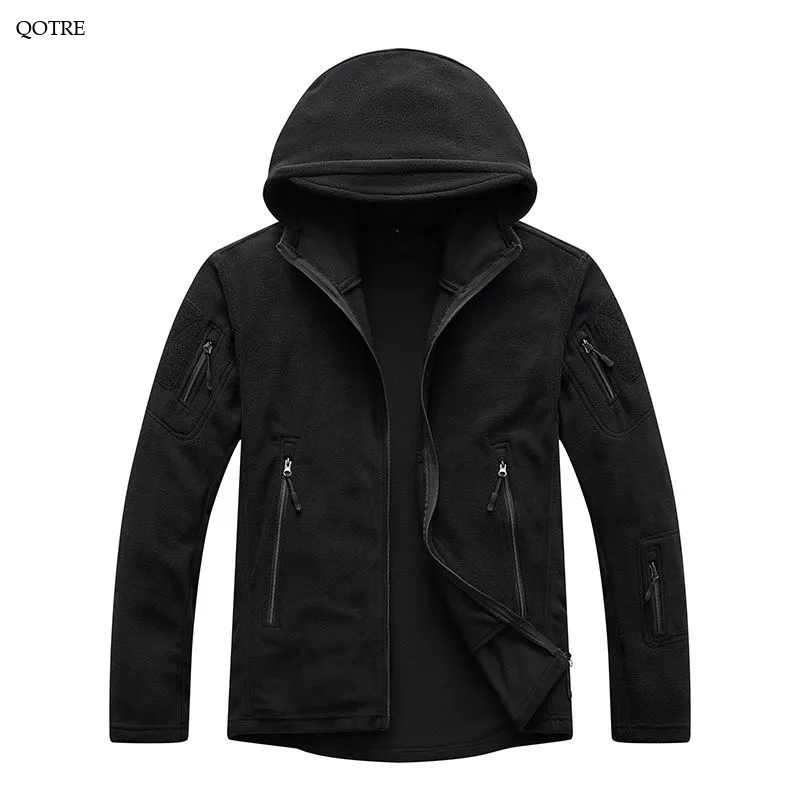 Fleece Breathable Solid Single-Layer Field Jacket