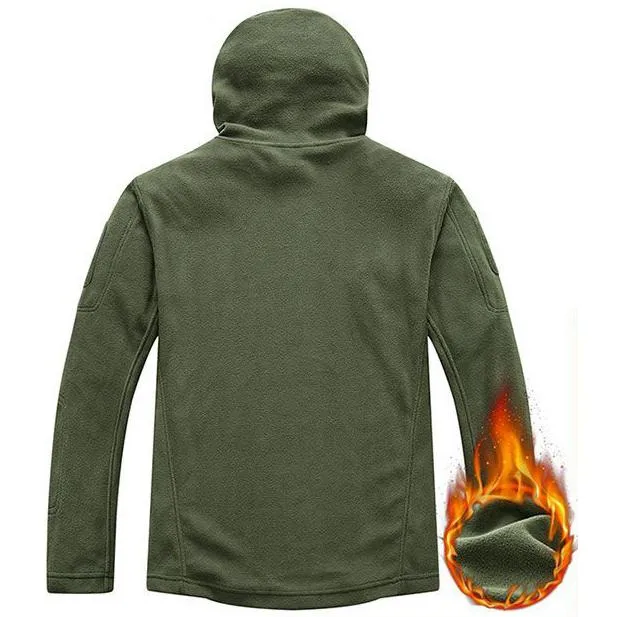 Fleece Breathable Solid Single-Layer Field Jacket