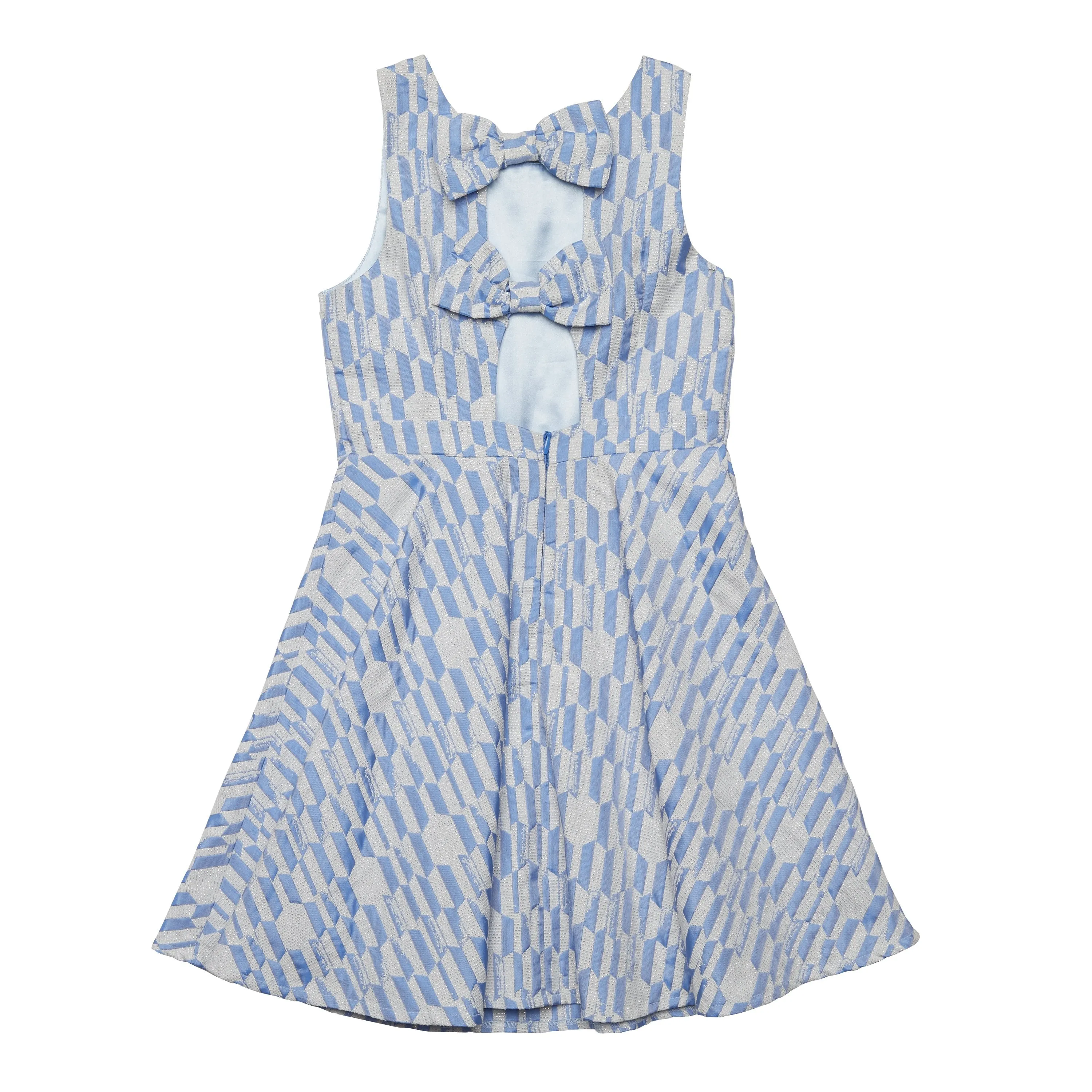 Geo Brocade Dress