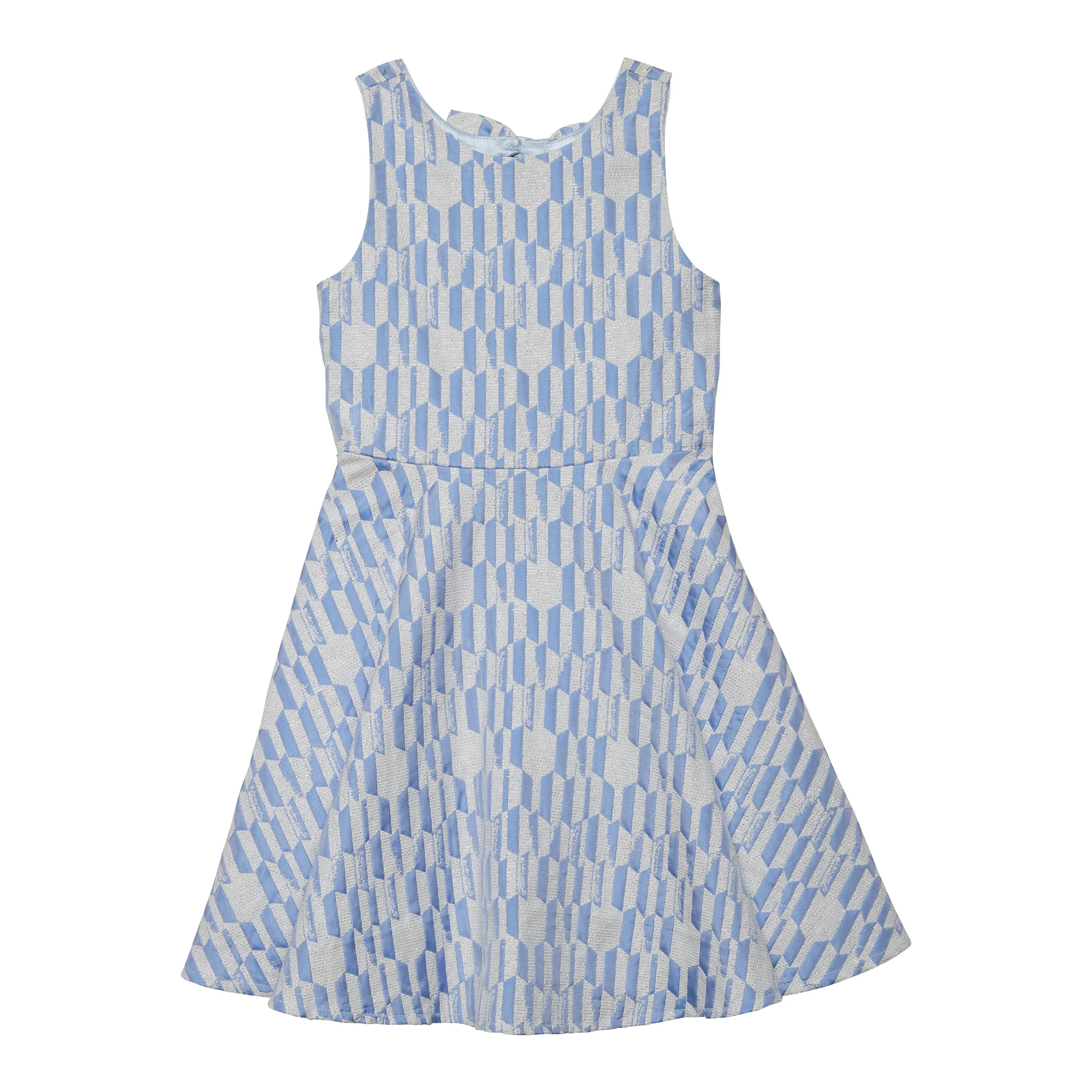 Geo Brocade Dress