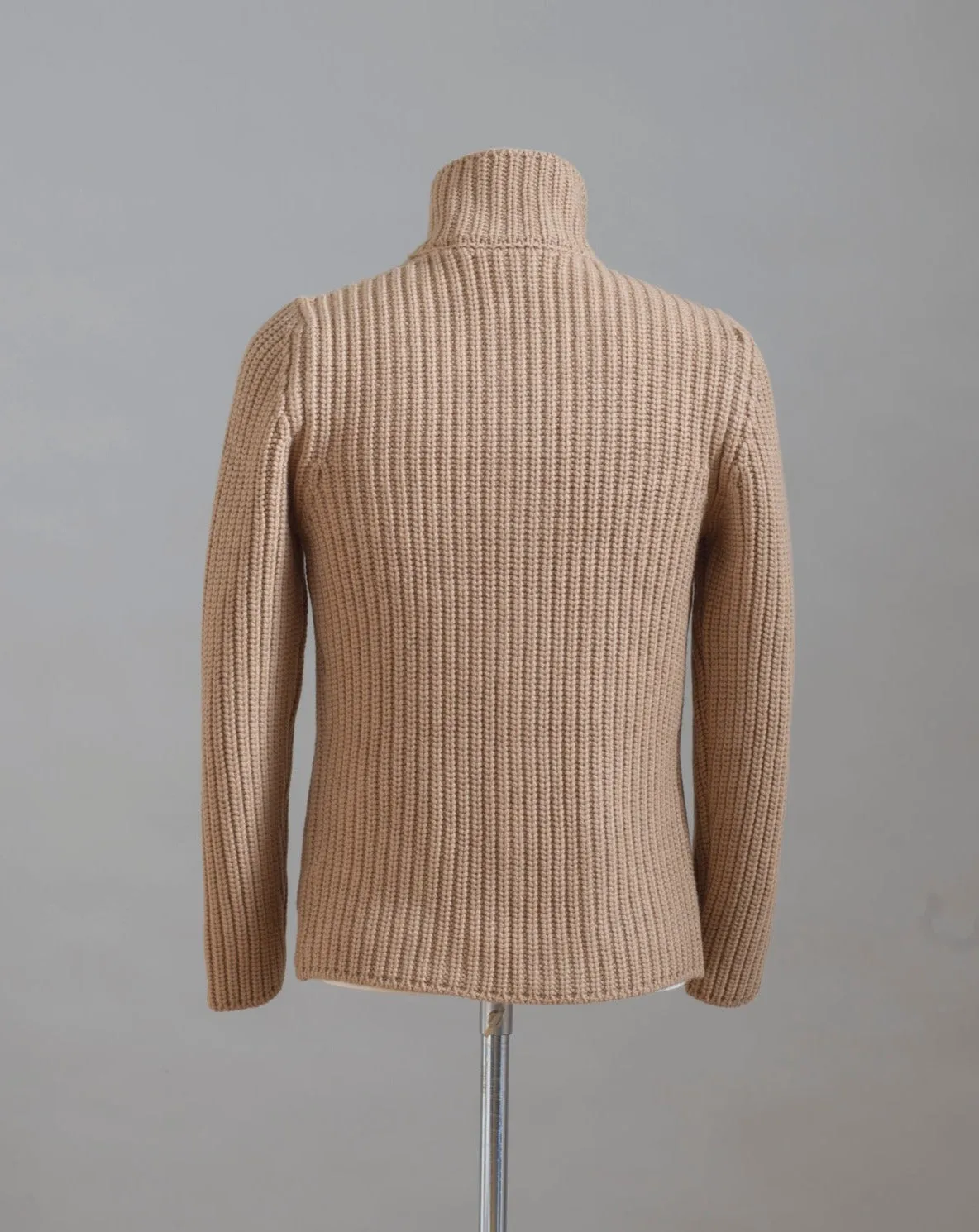 Gran Sasso Heavy Knitted Jacket / Beige