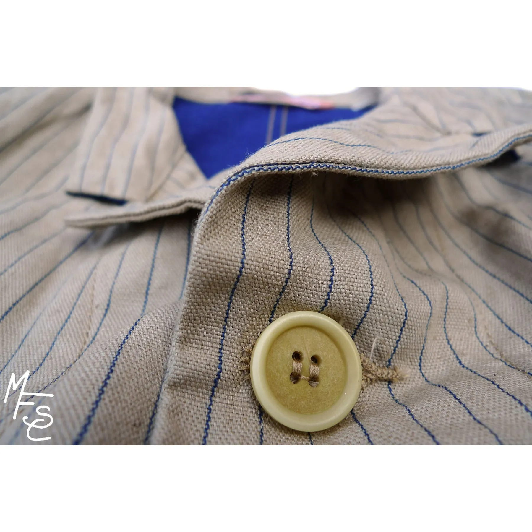 Hacendado Sack Coat - Indigo Stripe - Warehouse