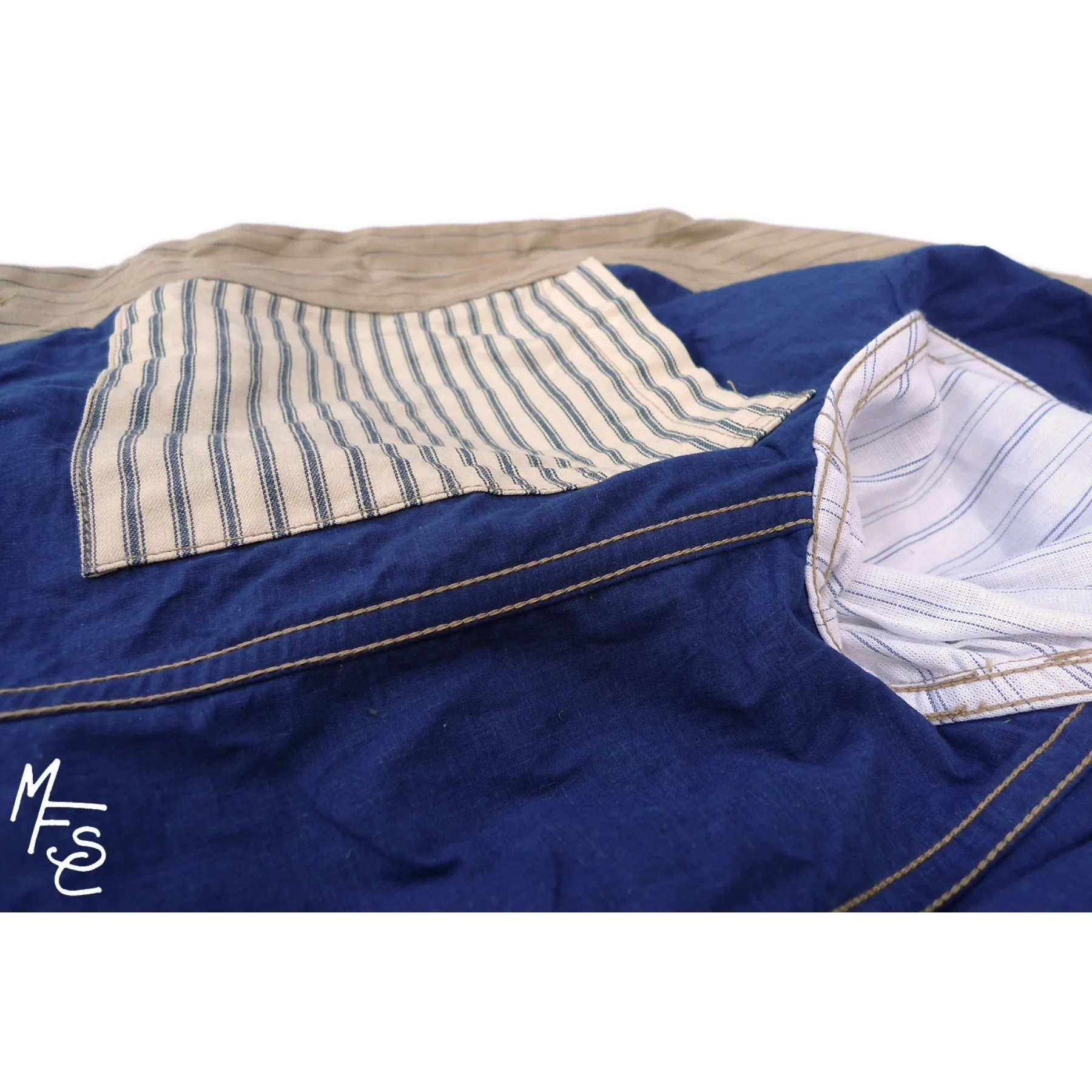 Hacendado Sack Coat - Indigo Stripe - Warehouse