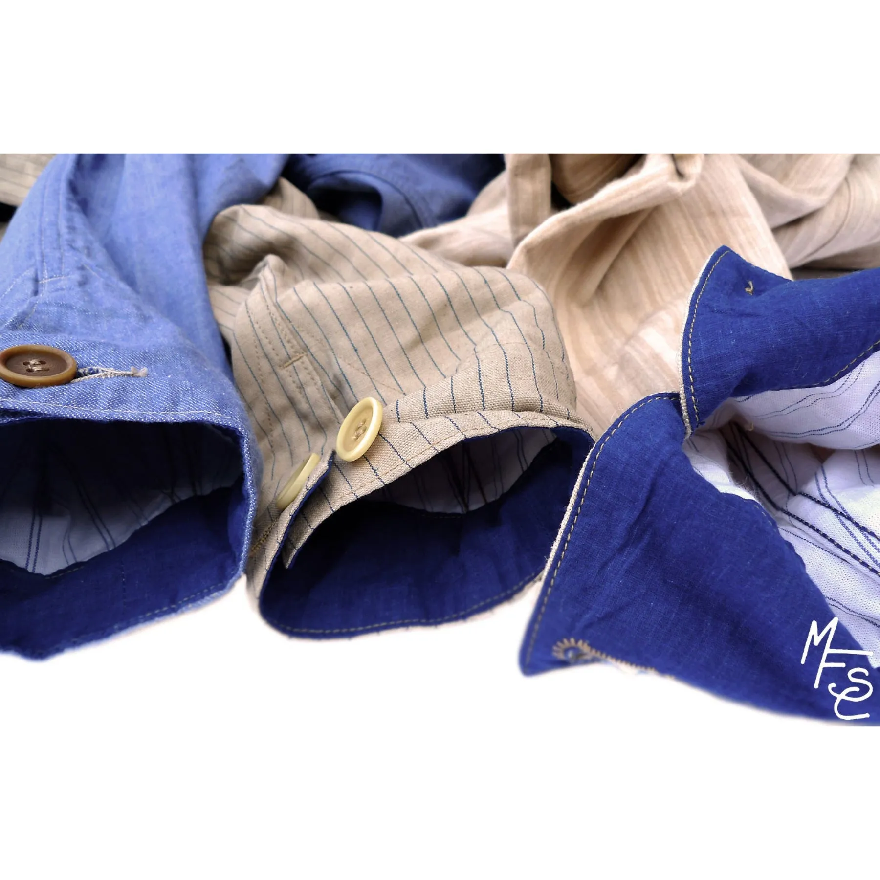 Hacendado Sack Coat - Indigo Stripe - Warehouse