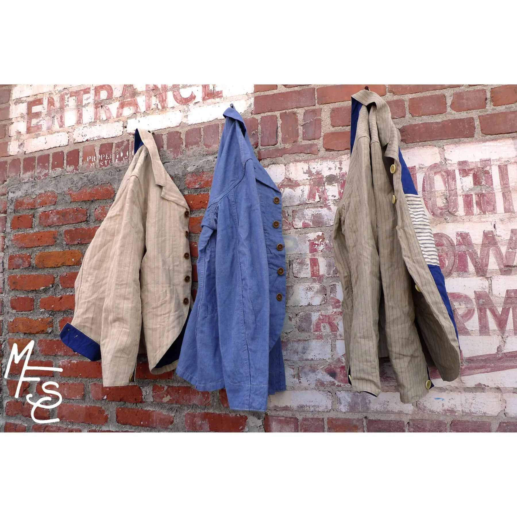 Hacendado Sack Coat - Indigo Stripe - Warehouse