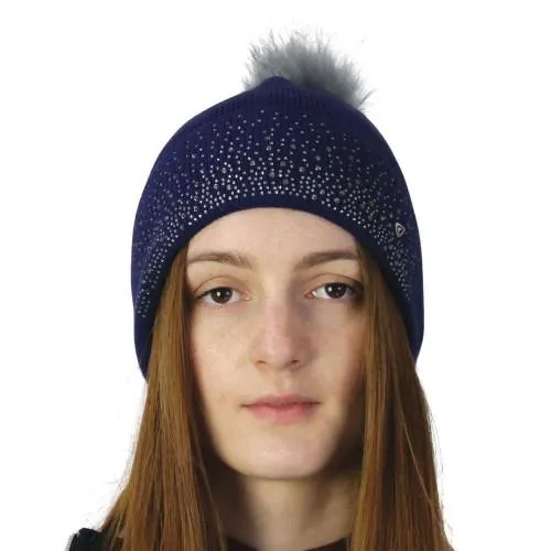 Hy Equestrian Synergy Diamante Bobble Hat