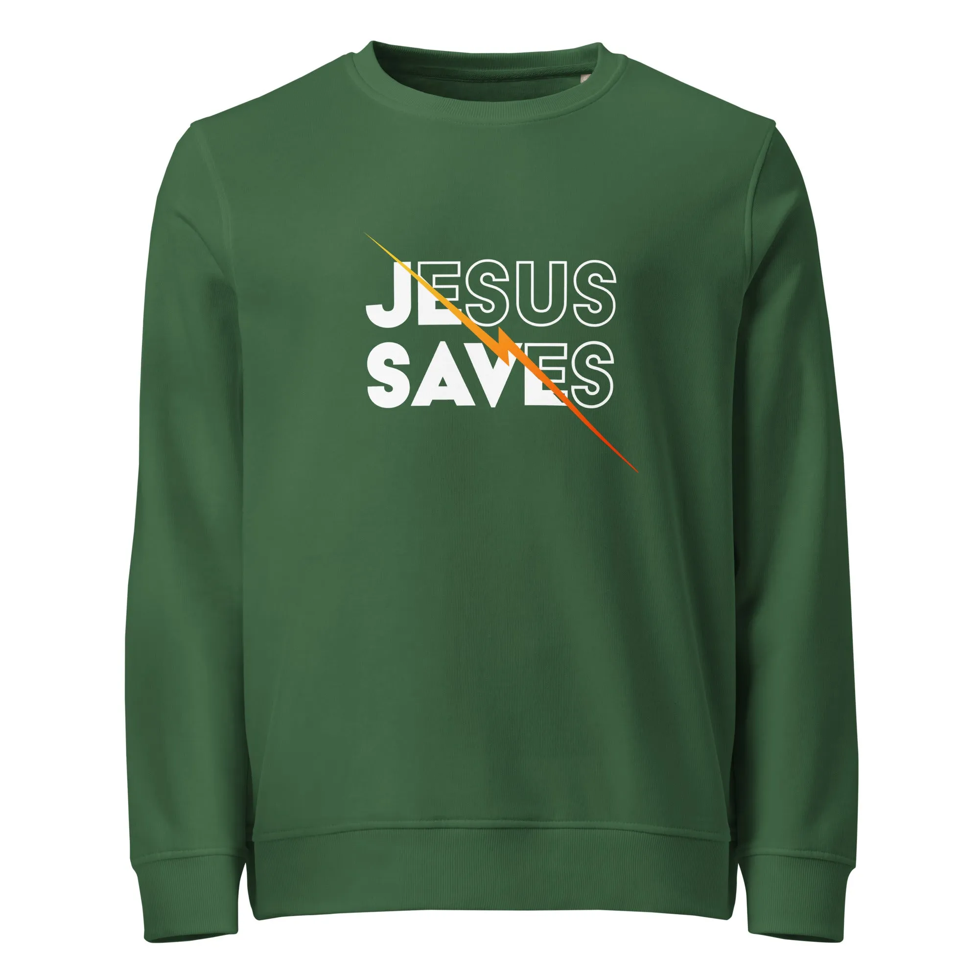 Jesus Save Graphics Women Organic Sweatshirt