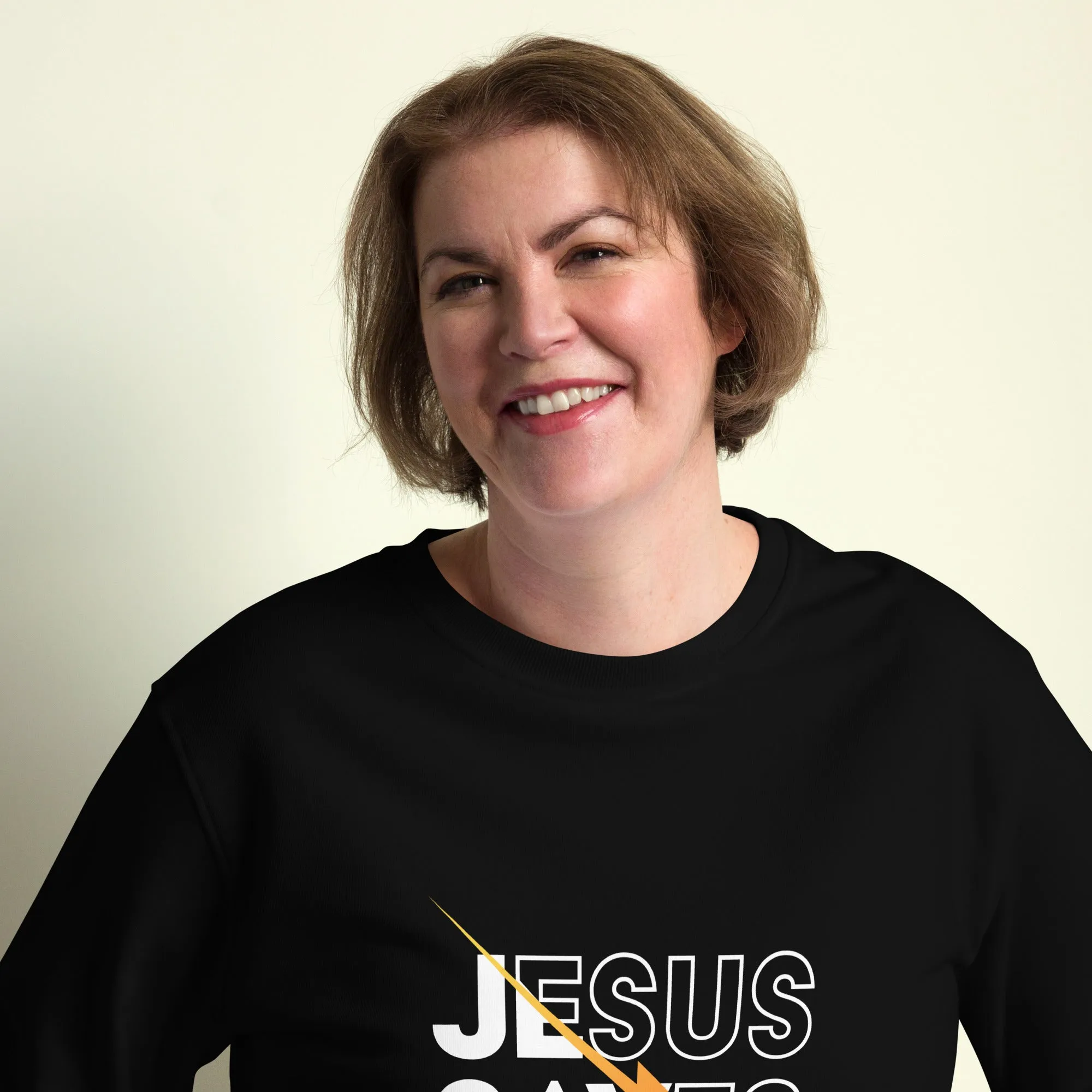 Jesus Save Graphics Women Organic Sweatshirt