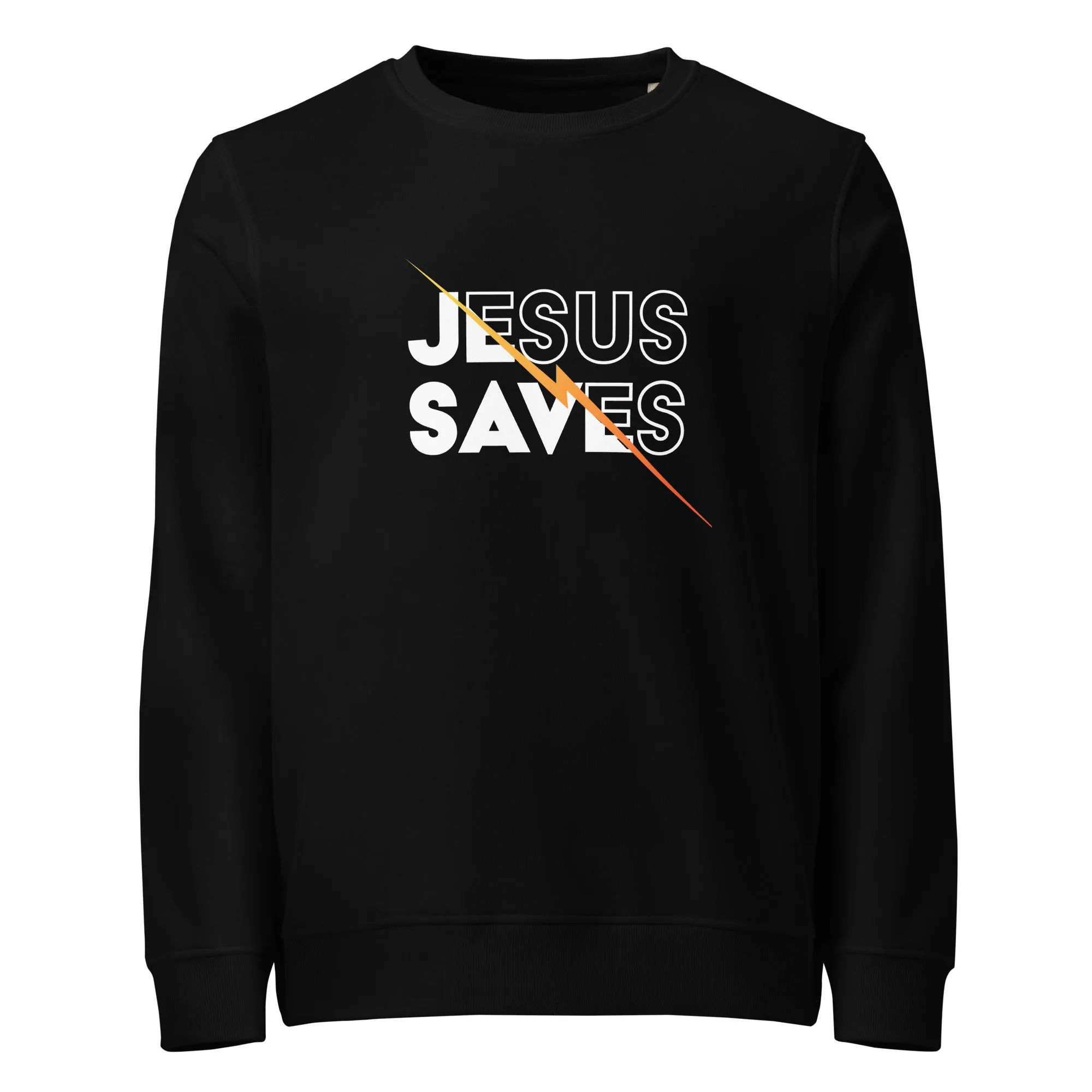Jesus Save Graphics Women Organic Sweatshirt