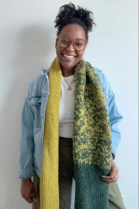 Knit Kit - Two-Tone Flow Scarf