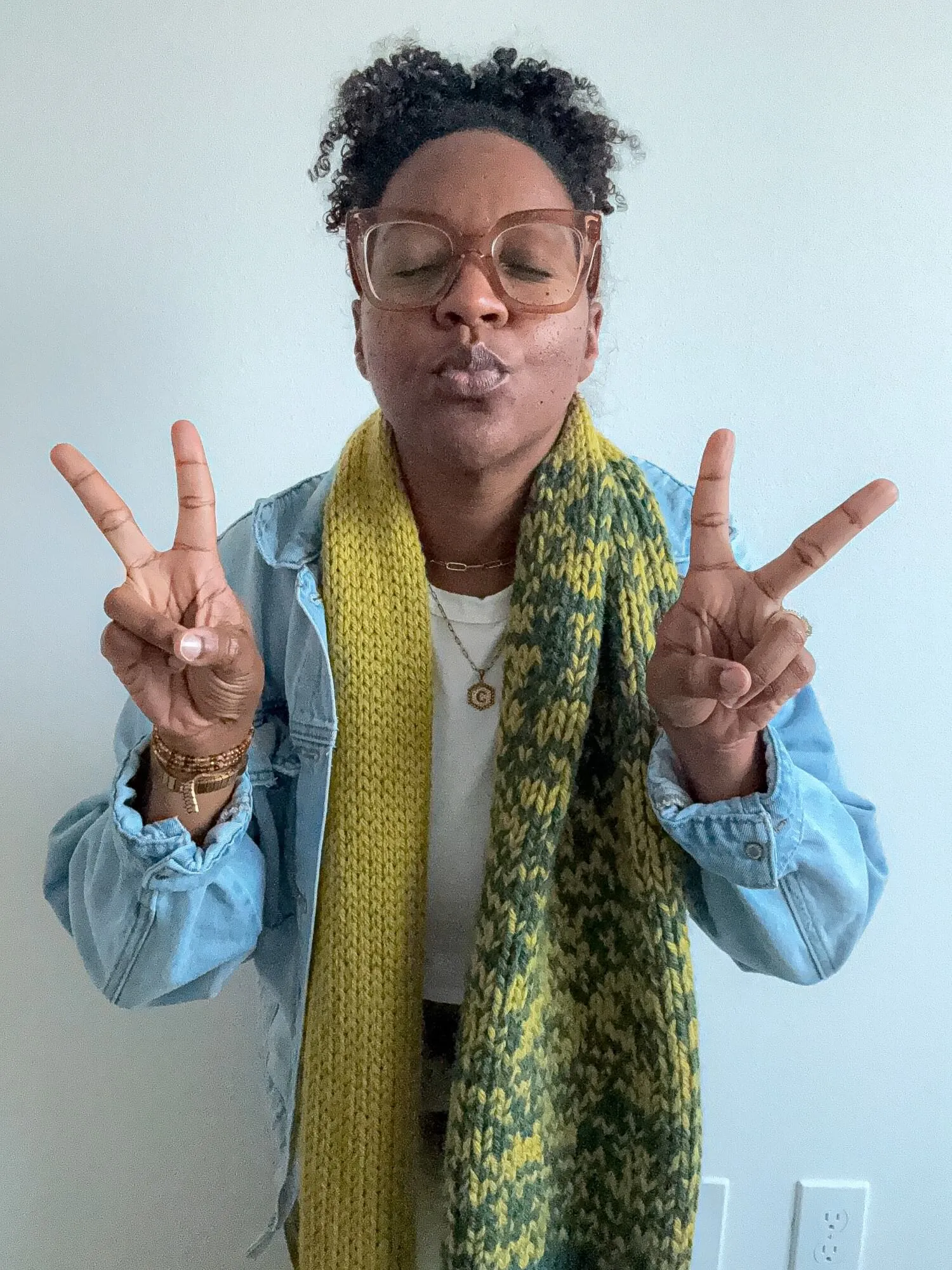 Knit Kit - Two-Tone Flow Scarf