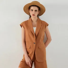 Love Me More Casual Blazer Vest