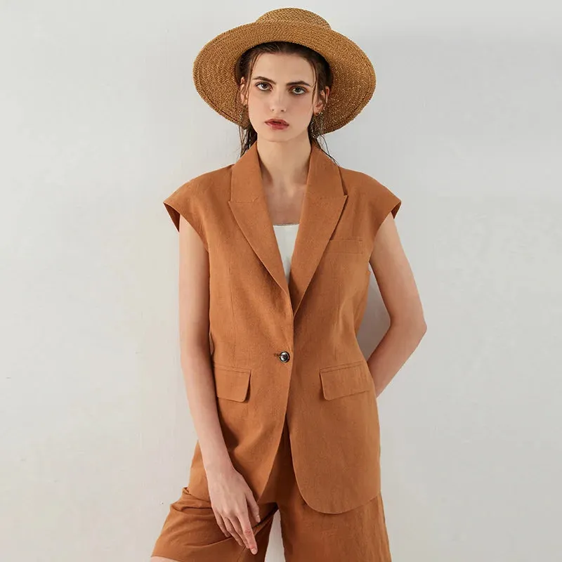 Love Me More Casual Blazer Vest