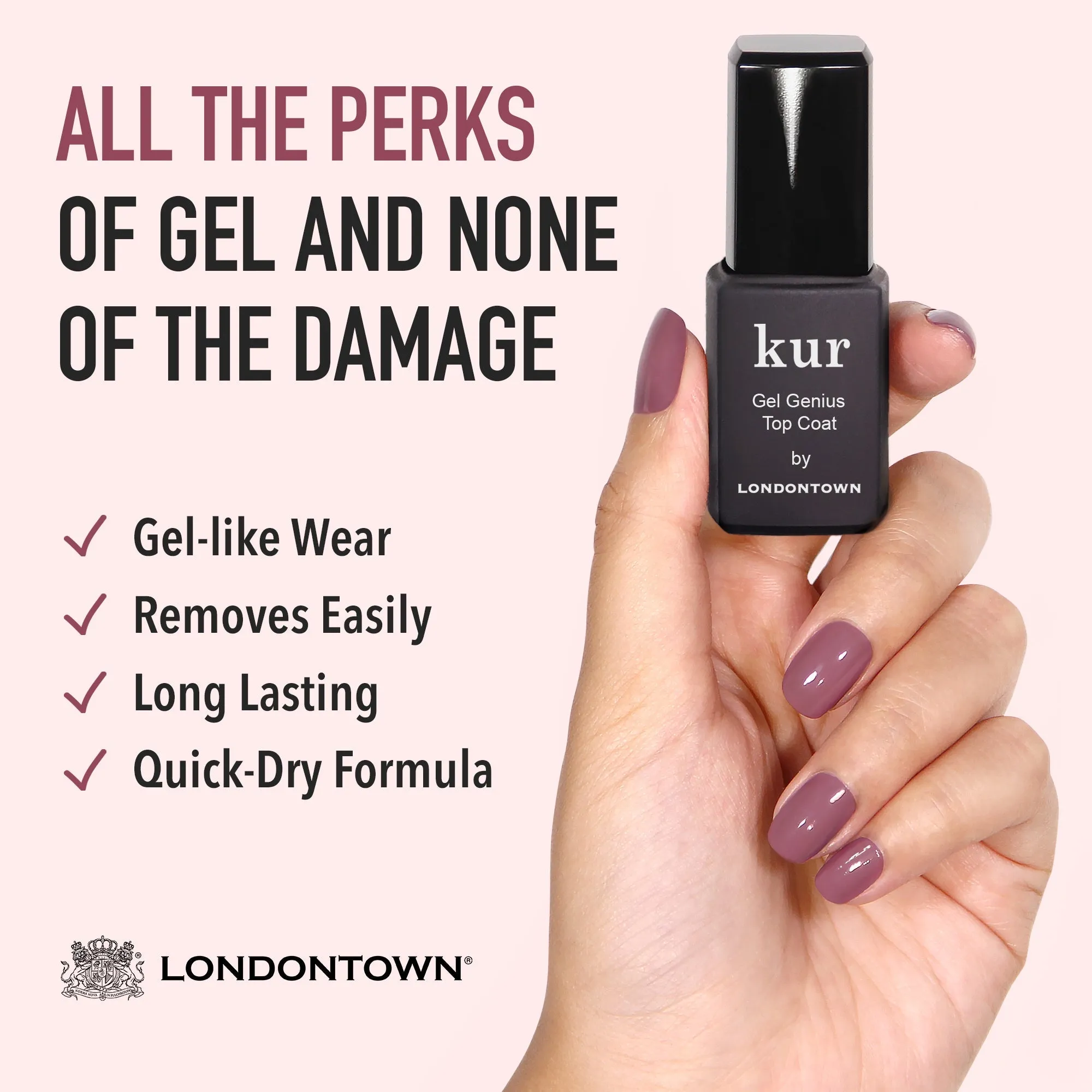 Manicure Total Nail Care Set  | Gel-Like Nail Polish