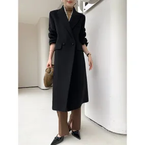 Mid-Length Hepburn Wool Coat