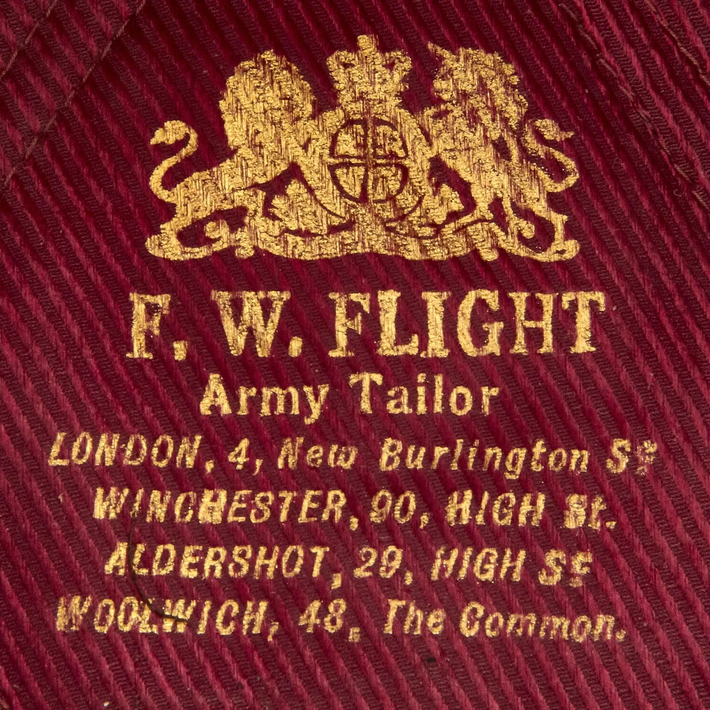 Original British Late Victorian Rifle Regiment Tschako by F.W. Flight - named to E.L. Ferry
