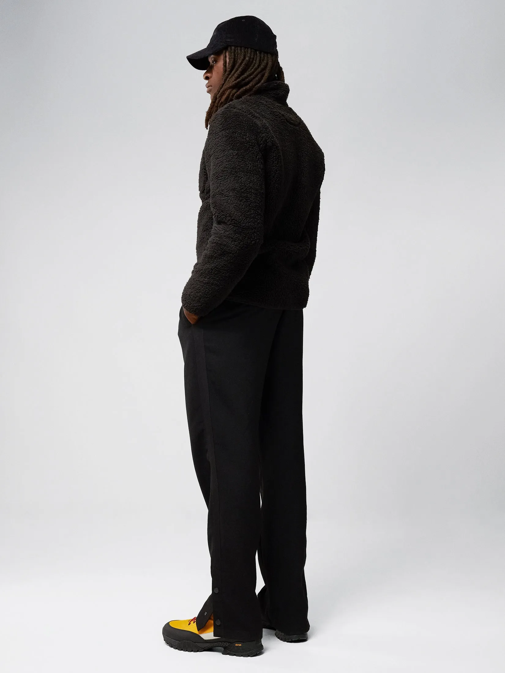 Patrik Pile Fleece Jacket / Black