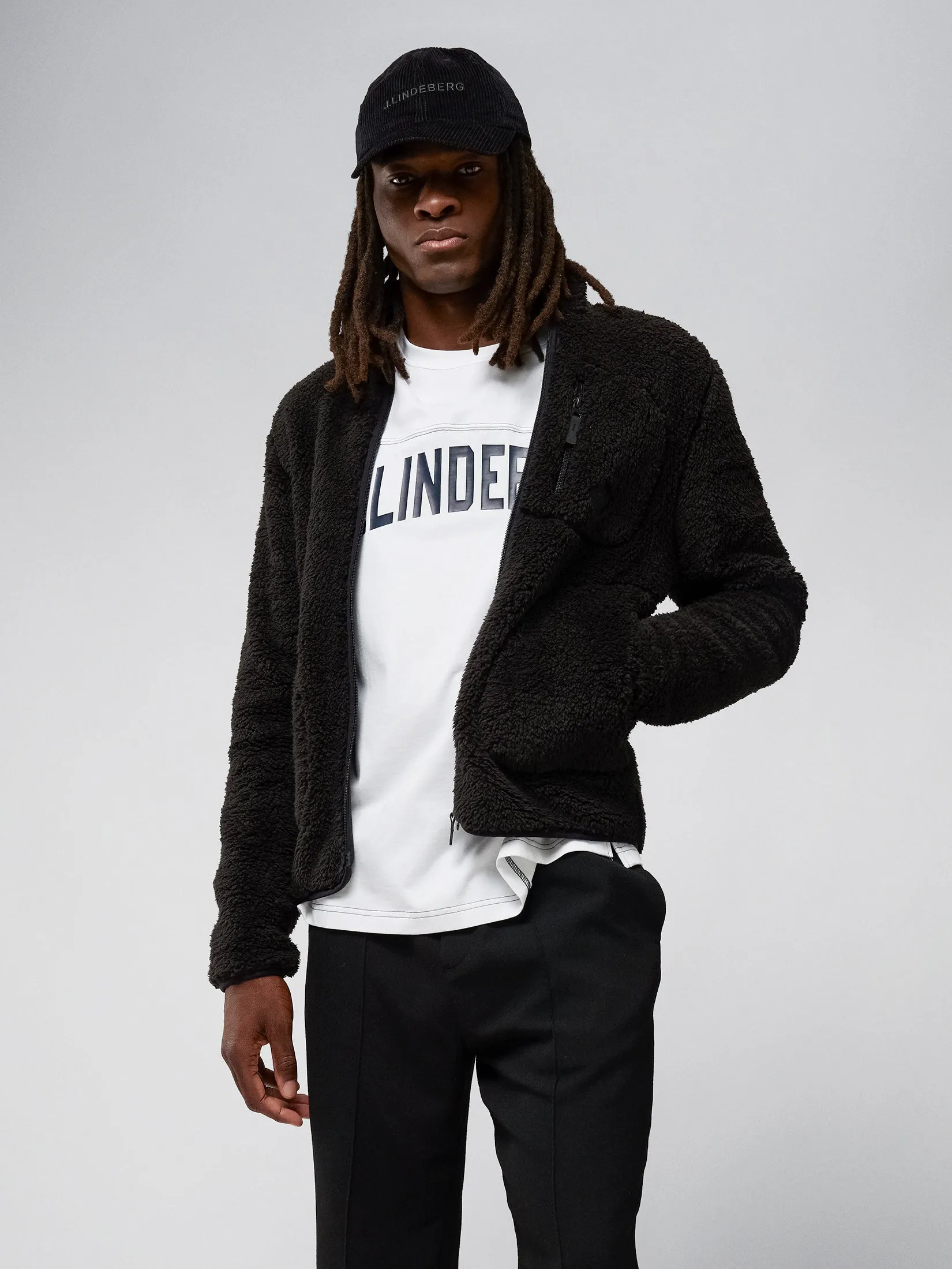 Patrik Pile Fleece Jacket / Black