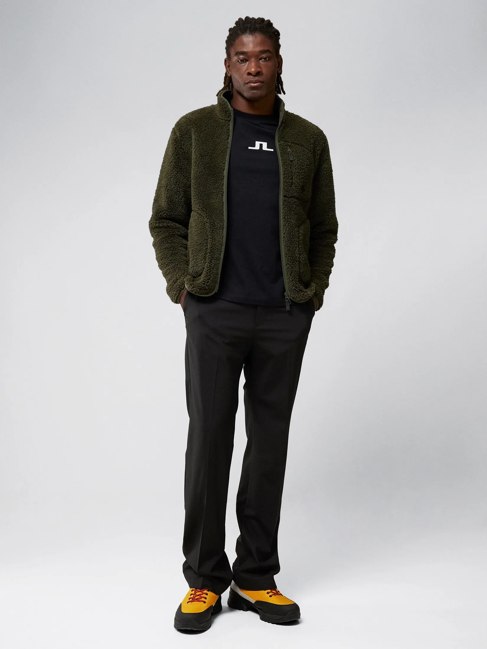 Patrik Pile Fleece Jacket / Forest Green