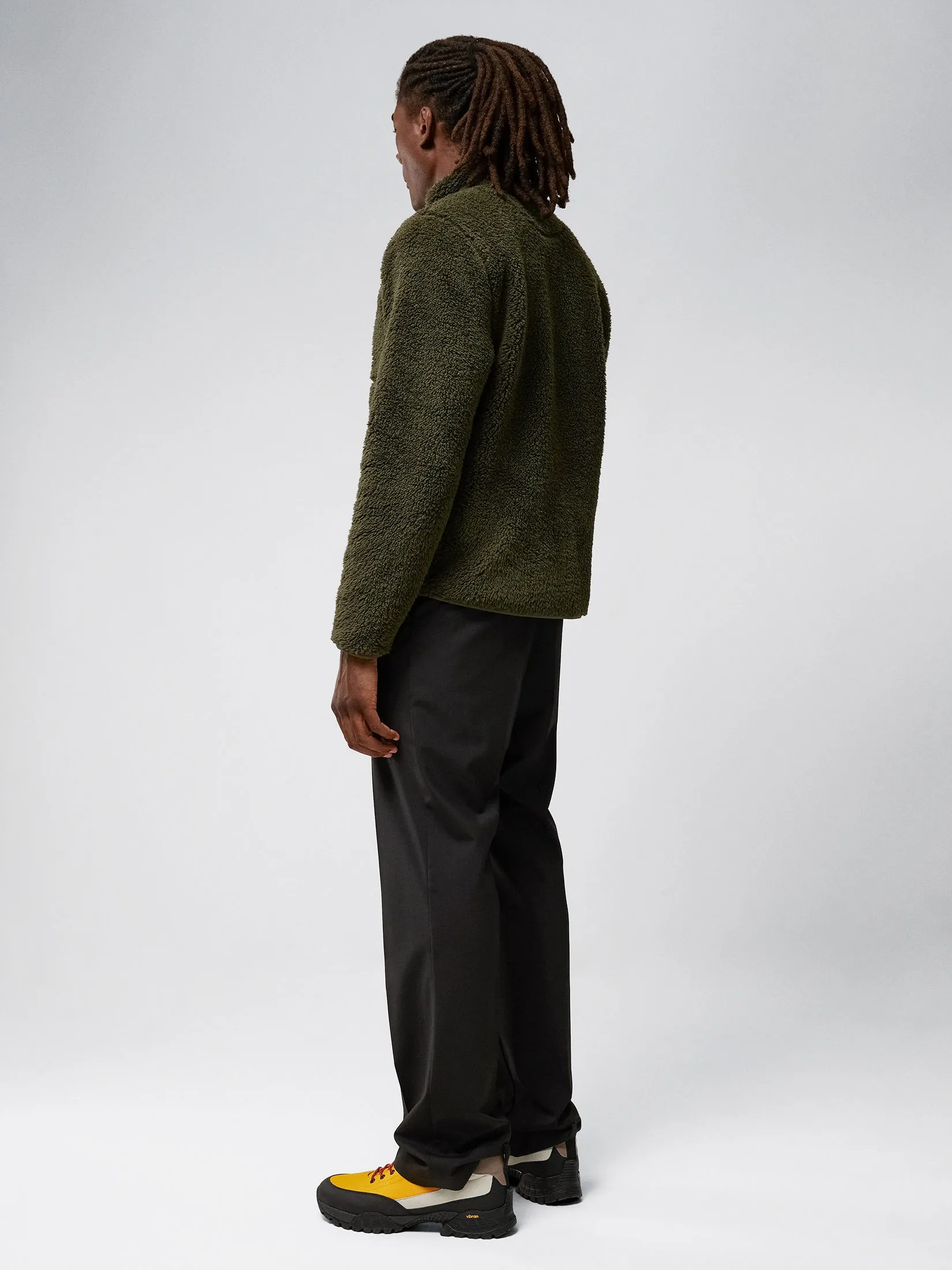 Patrik Pile Fleece Jacket / Forest Green