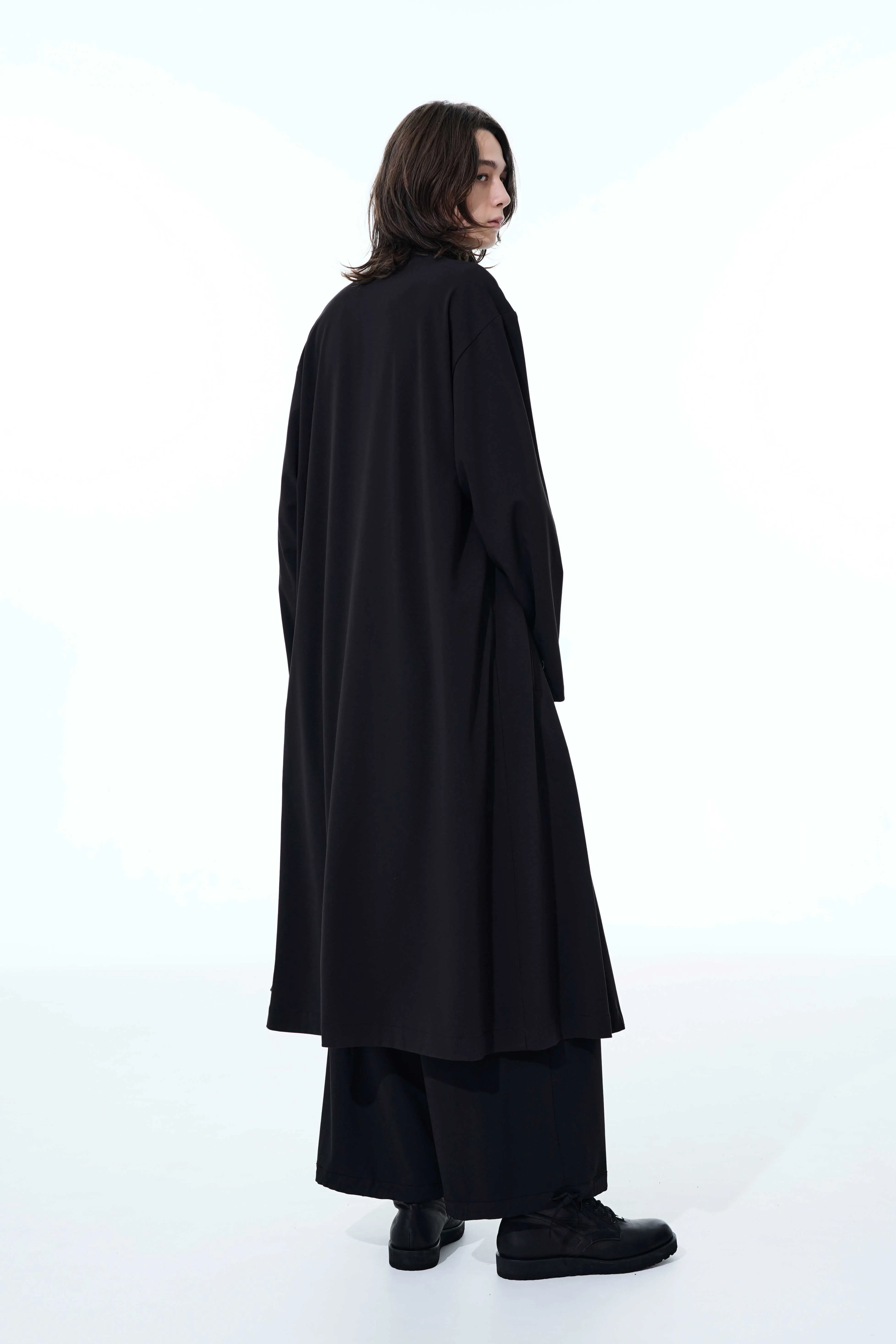 PE/RAYON GABARDINE STRETCH TAILORED WRAP DRESS