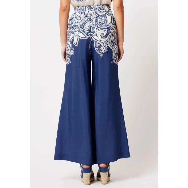 Positano Viscose Pant | Nautique Paisley