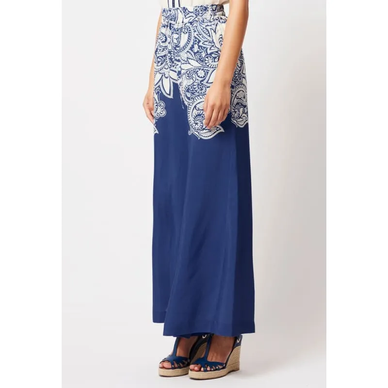 Positano Viscose Pant | Nautique Paisley