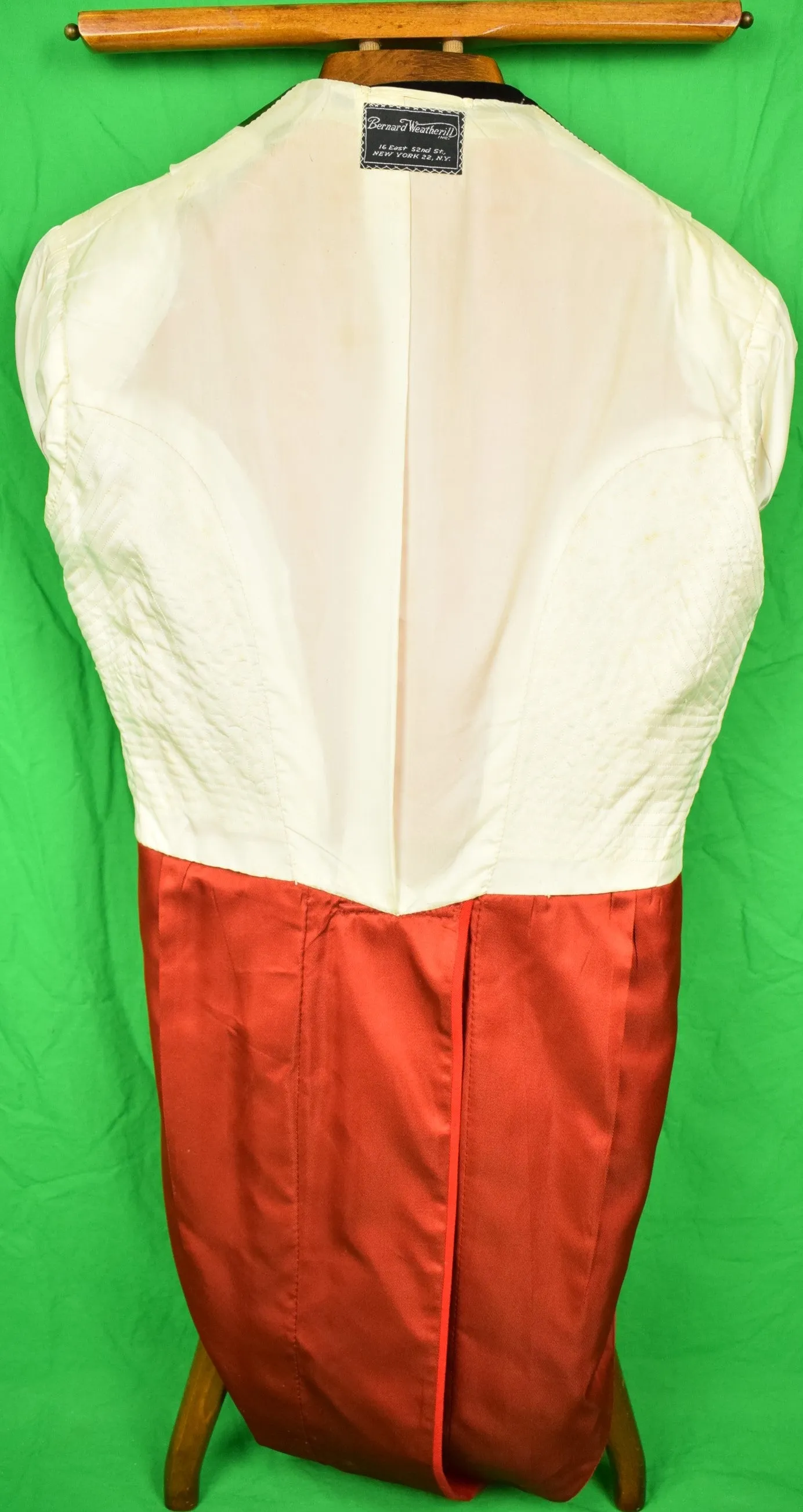 "Bernard Weatherill c1974 Millbrook Hunt Ball Tail Coat" Sz 38R
