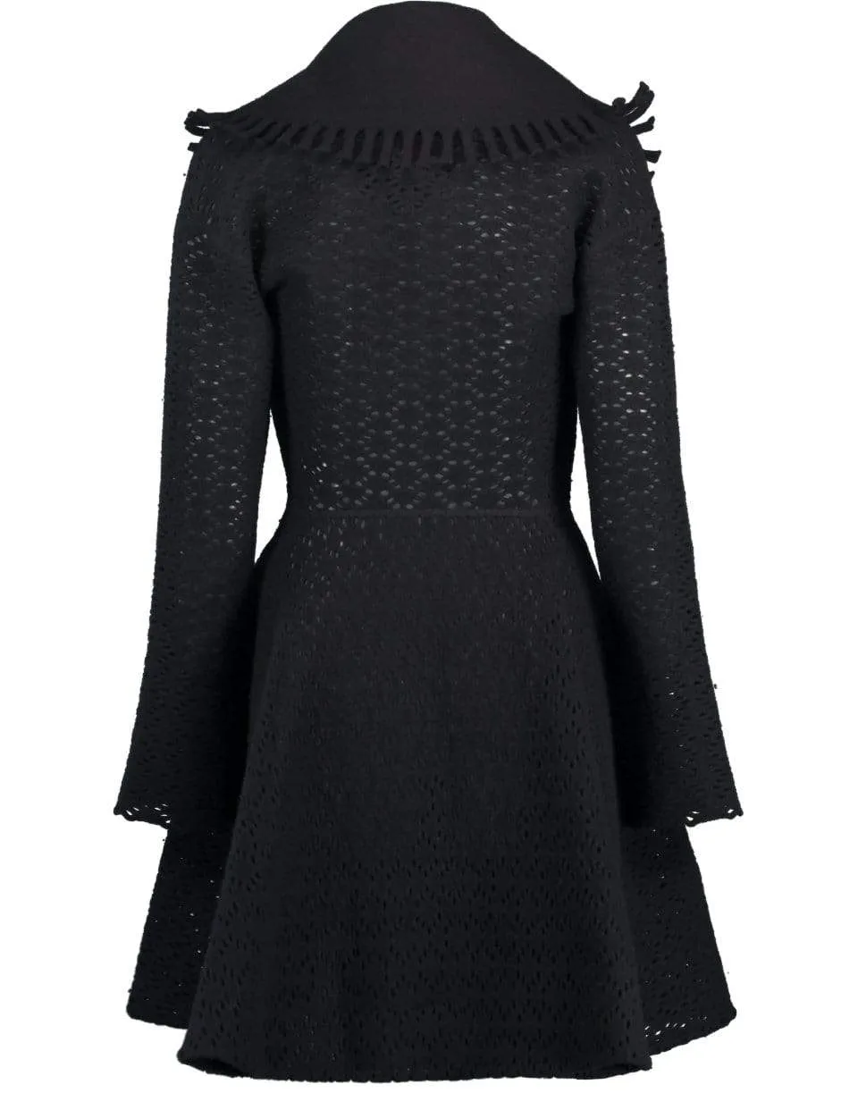 Short Wool Lace Coat Jacket