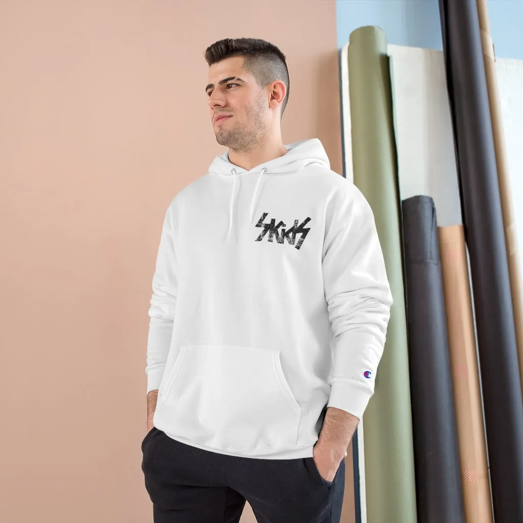 Skids (Small logo in front & Skids lined logo in back) Champion Hoodie