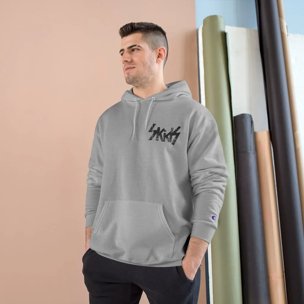 Skids (Small logo in front & Skids lined logo in back) Champion Hoodie