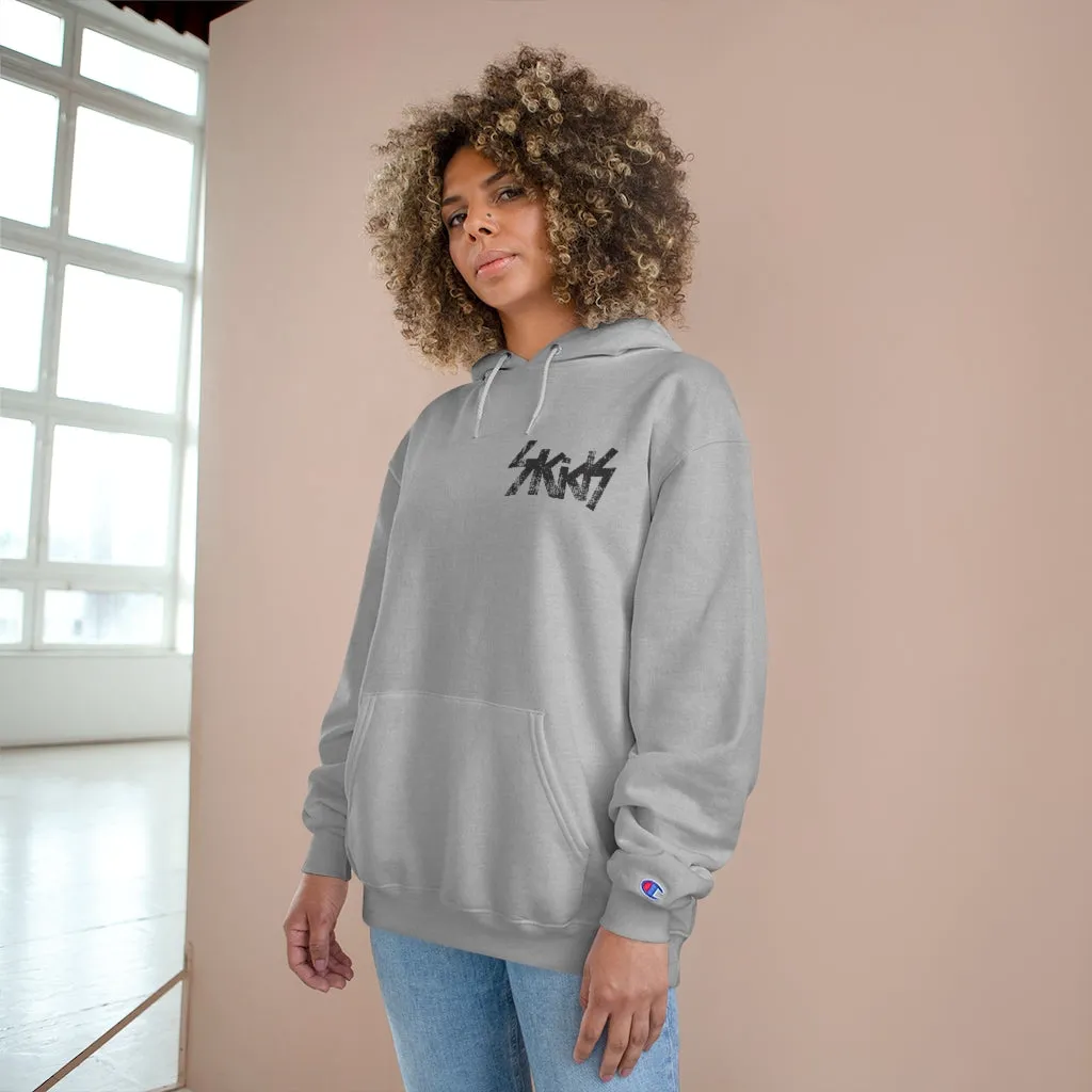 Skids (Small logo in front & Skids lined logo in back) Champion Hoodie