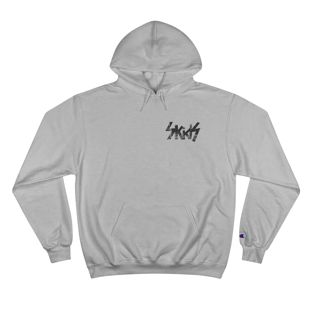 Skids (Small logo in front & Skids lined logo in back) Champion Hoodie