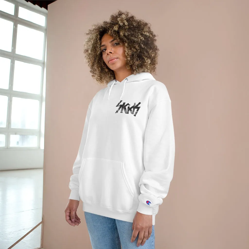 Skids (Small logo in front & Skids lined logo in back) Champion Hoodie