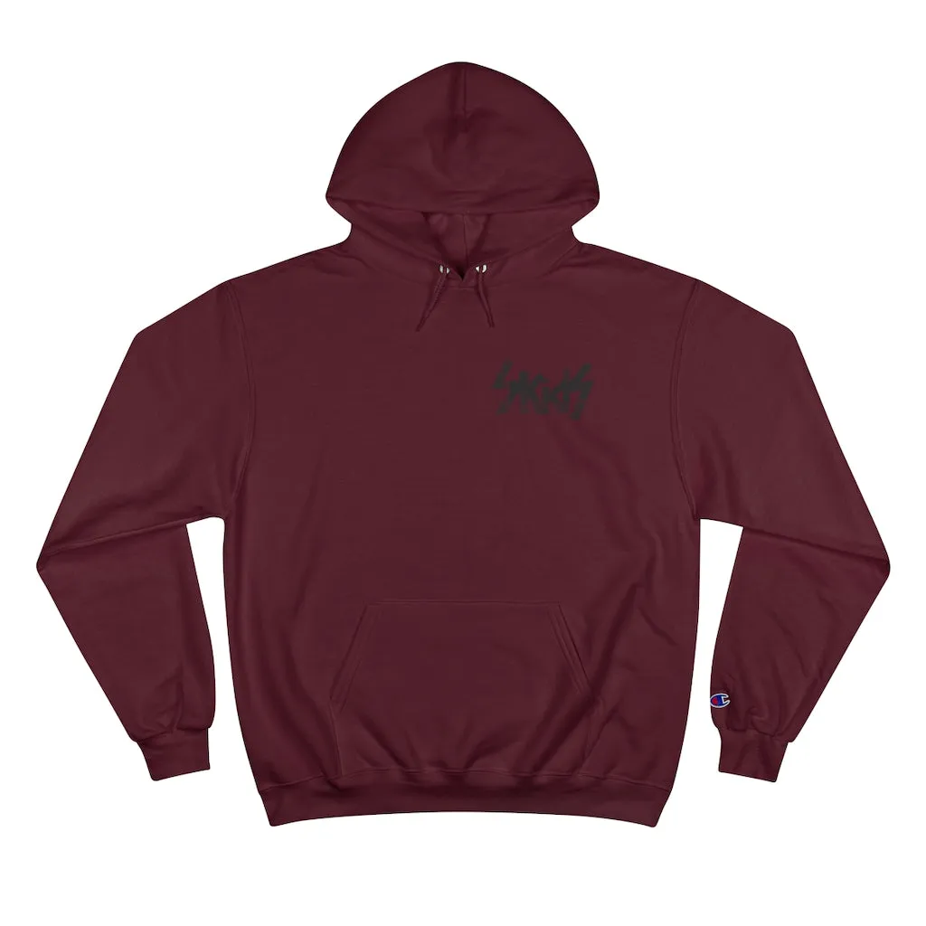 Skids (Small logo in front & Skids lined logo in back) Champion Hoodie