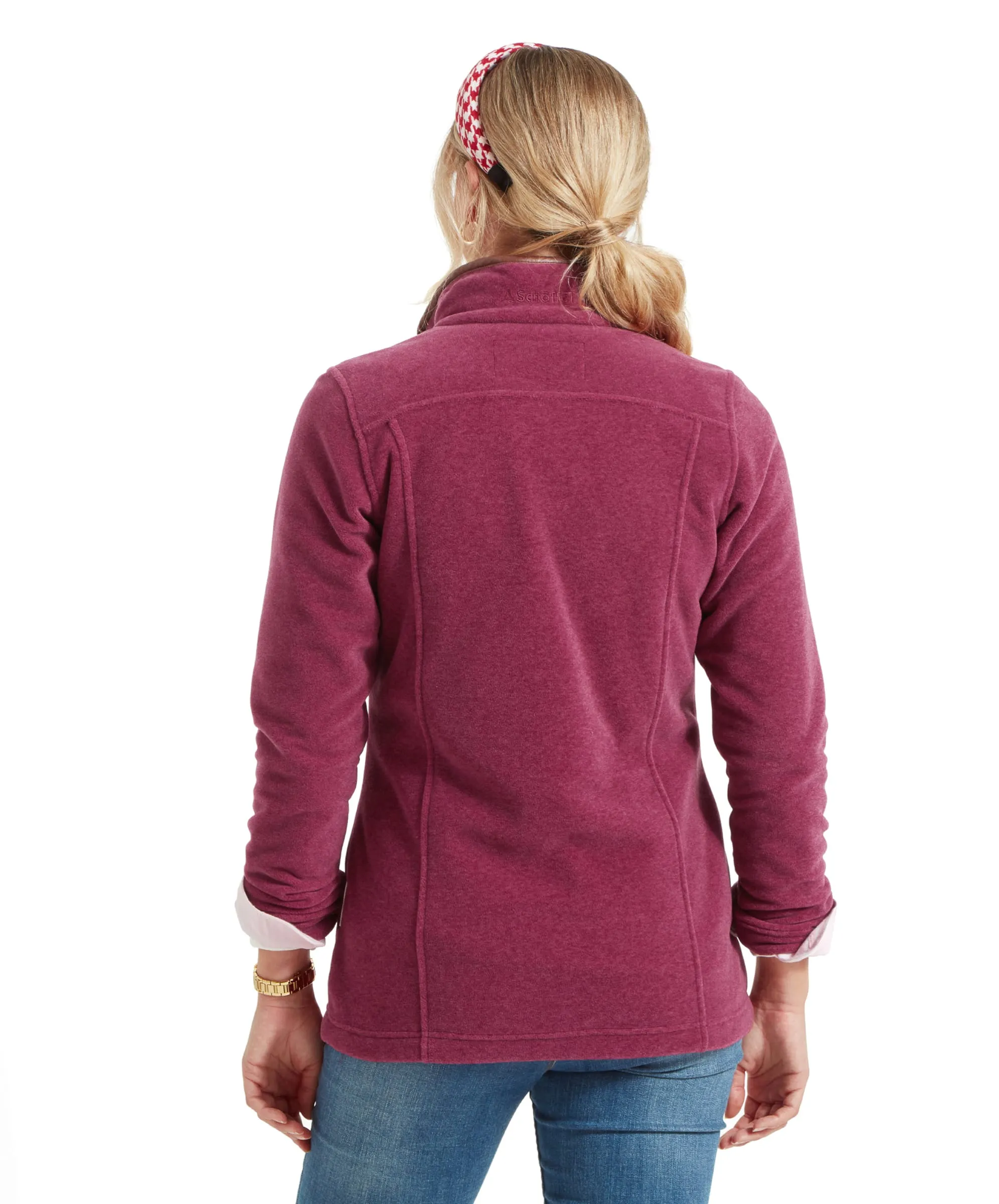 Tilton II Quarter Zip Fleece - Mulberry