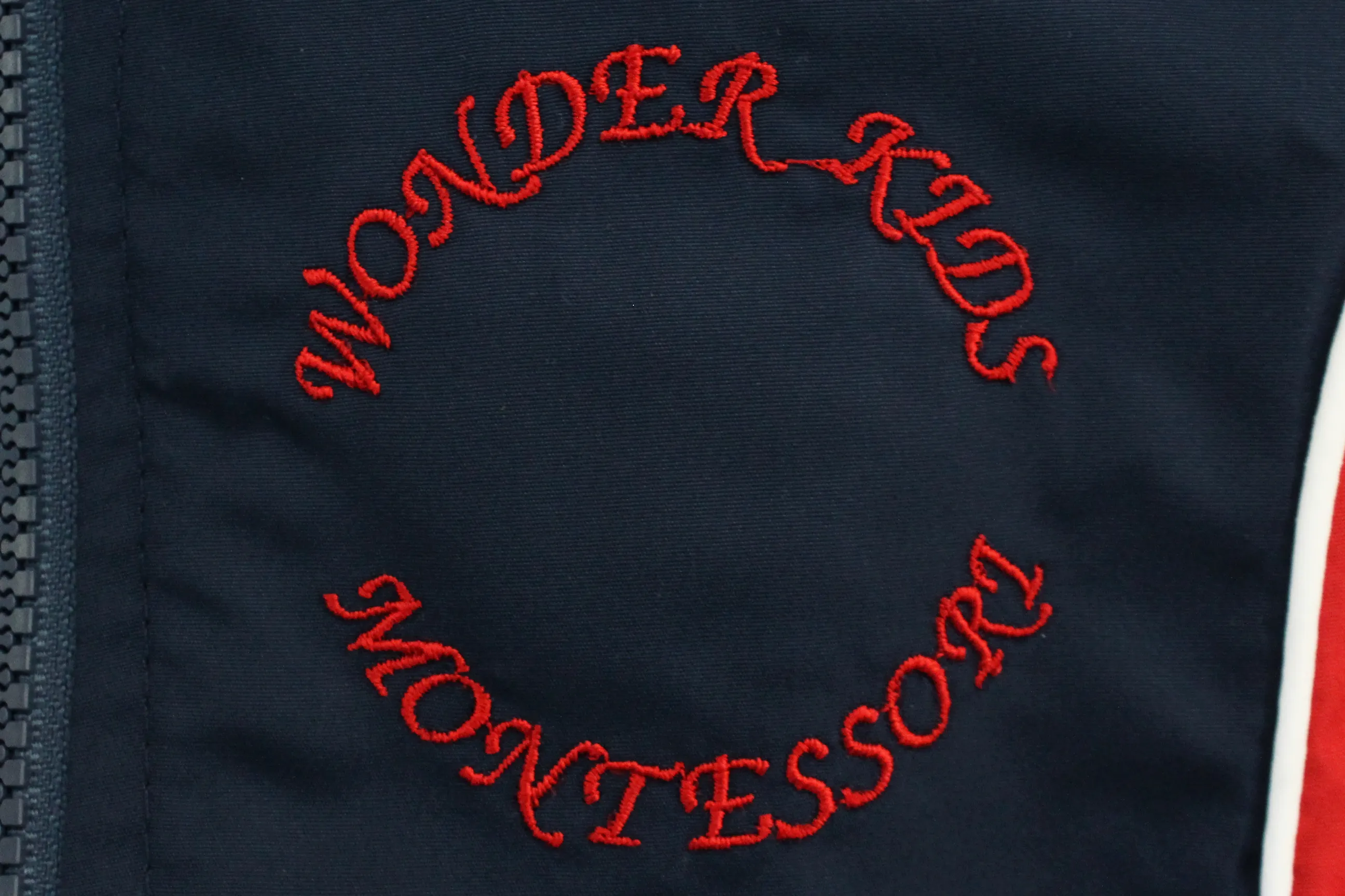 Tracksuit Jacket Micro Emb - Wonder Academy Montessori