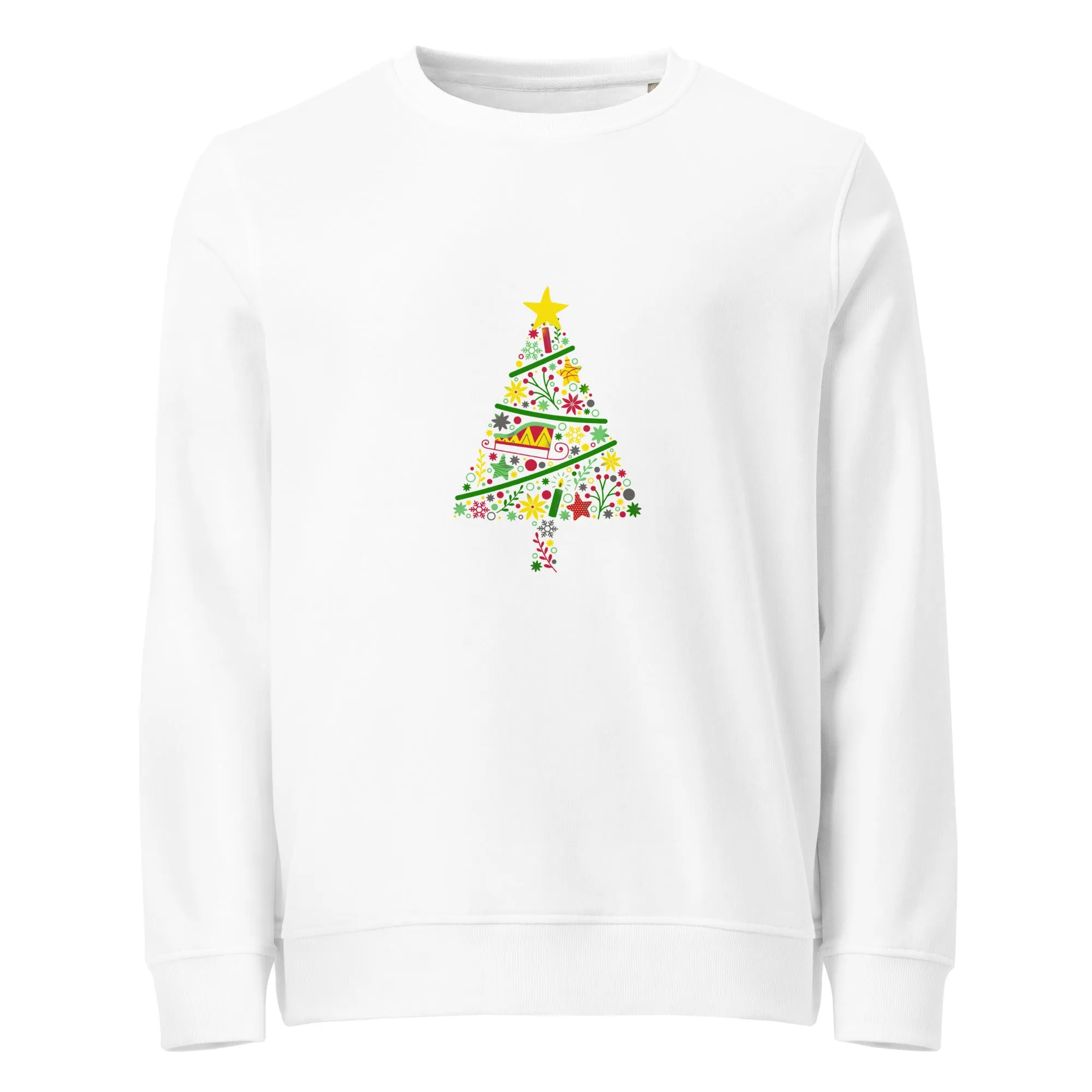 Tree Design Graphics Men Organic Sweatshirt