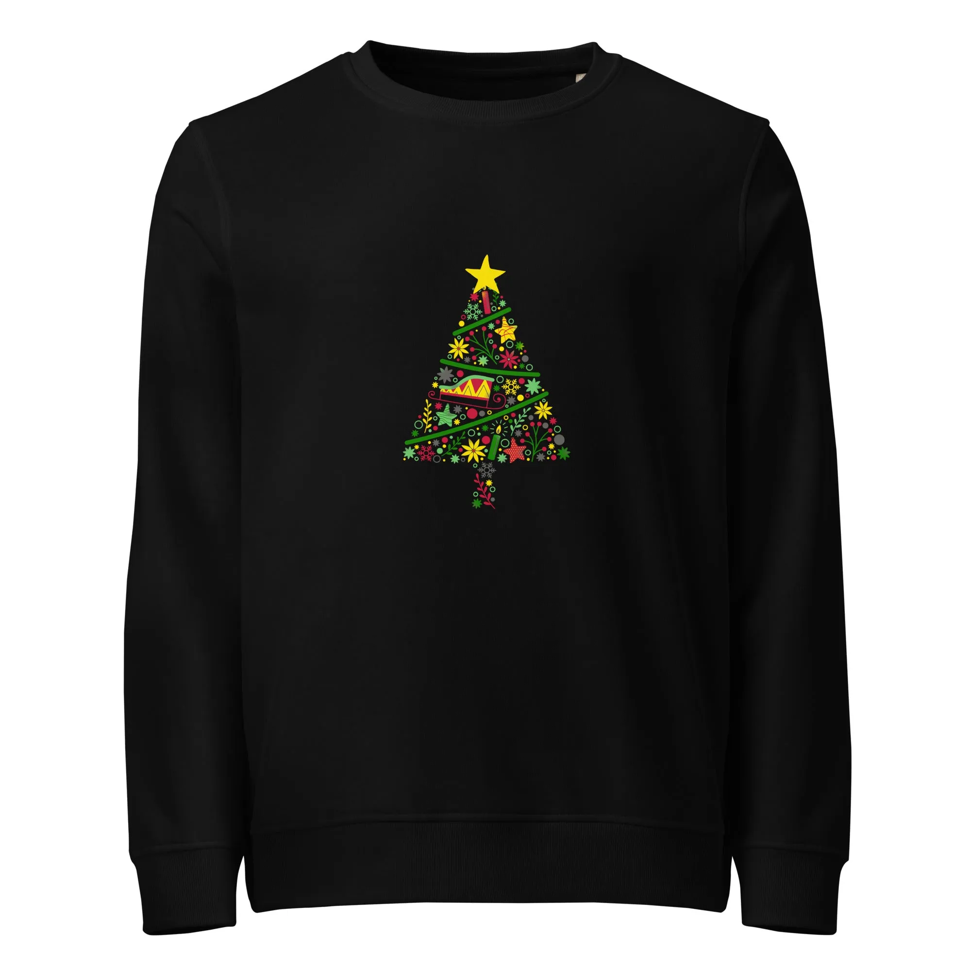 Tree Design Graphics Men Organic Sweatshirt