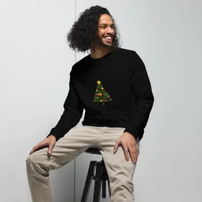 Tree Design Graphics Men Organic Sweatshirt