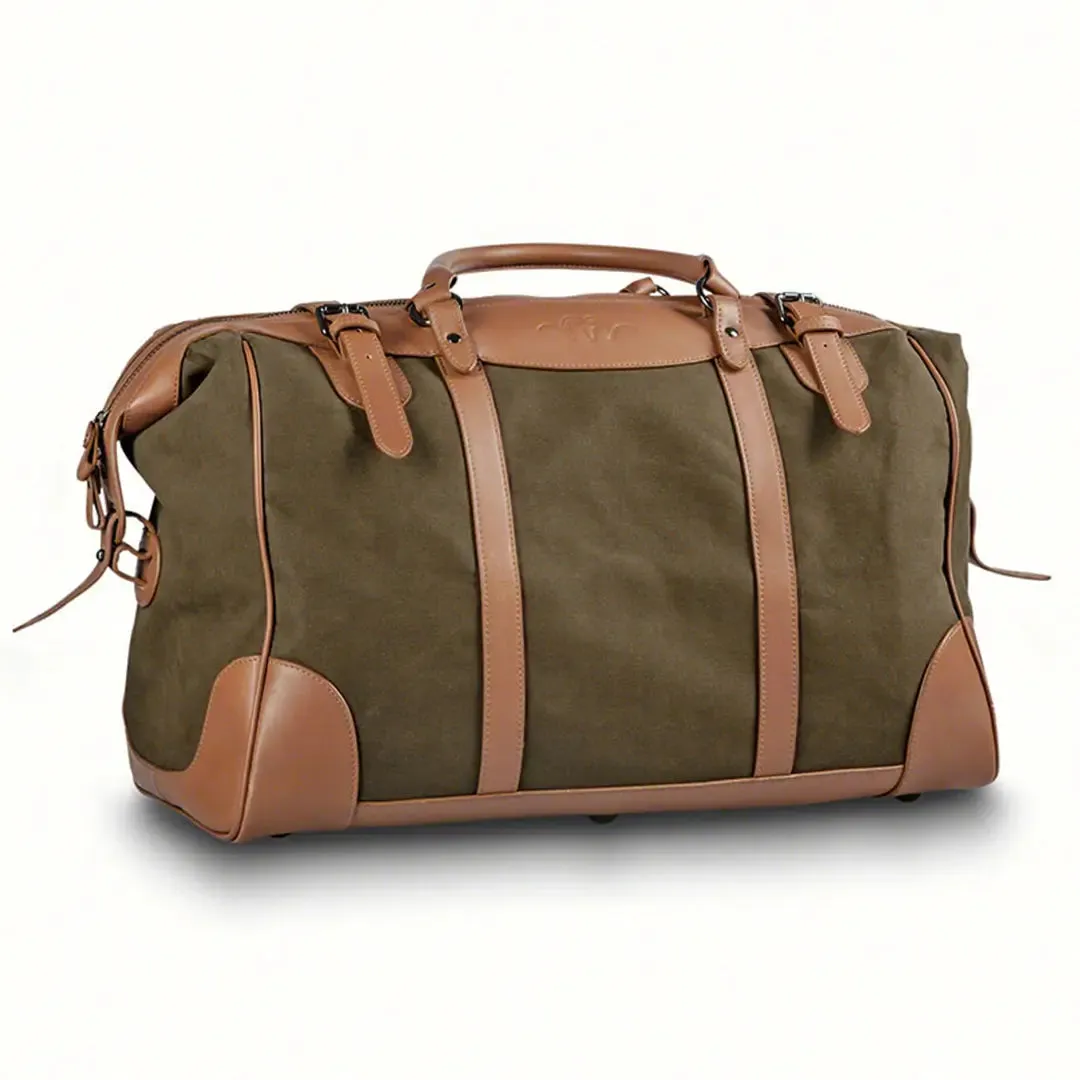 Weekender Bag - Twill/Leather by Blaser